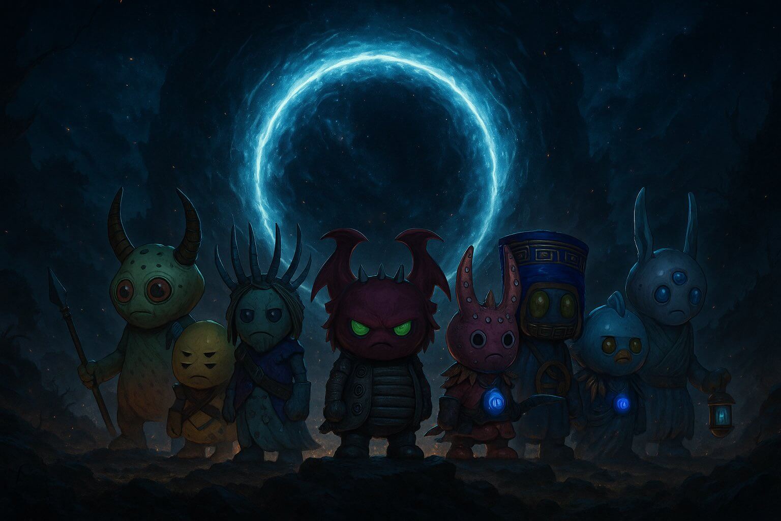 Futuristic render of Otherside metaverse with Kodas collaborating